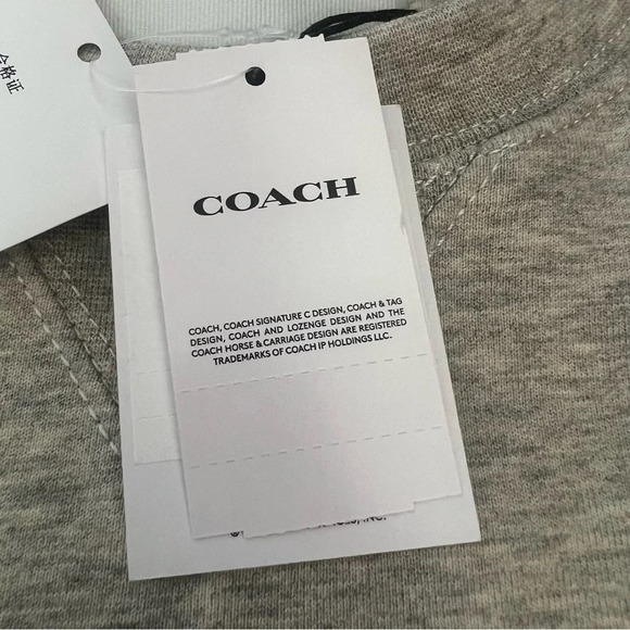 Coach Ski Alpine Club Graphic Crewneck Sweatshirt In Organic Cotton size L - Picture 3 of 6